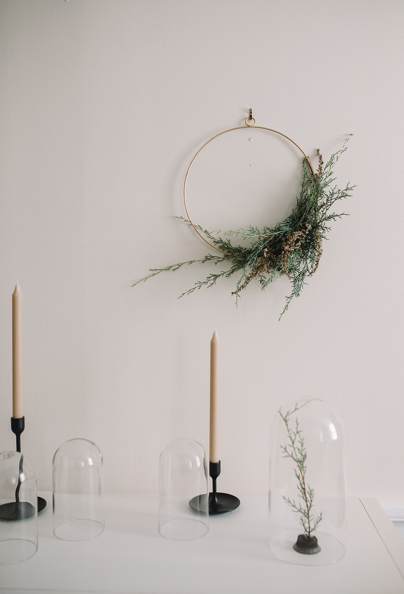 minimalist wreath |  a daily something